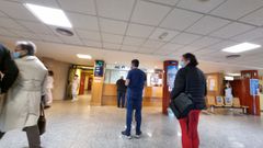 Entrada de consultas del hospital Montecelo, en Pontevedra