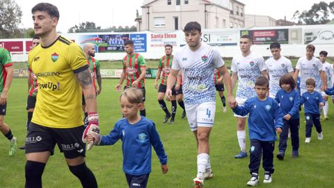 Partido de Tercera Federacin entre el Boiro y el Racing Villalbs