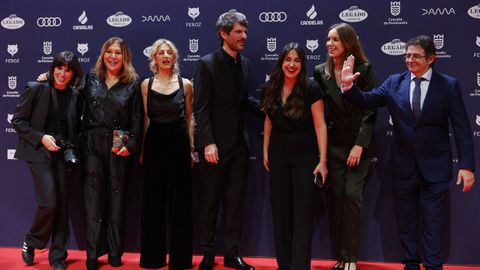 Alfombra roja de los premios Feroz en Pontevedra