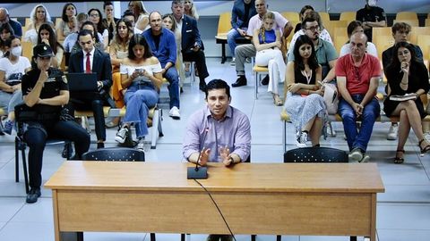 El autor confeso de la desaparicin de Marta Calvo y el supuesto asesino de dos mujeres, Jorge Ignacio Palma, durante su declaracin en la Audiencia de Valencia