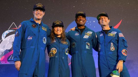 La tripulaci�n de Artemis 2, tras su regreso a la Tierra