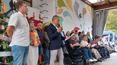 Aspace celebr� el D�a Mundial de la Par�lisis Cerebral estrenando la Navidad en sus instalaciones de Sada