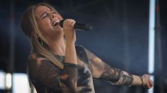 Ic�a Varela, durante un concerto