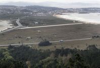 Vista panor�mica del istmo de A Lanzada, objeto de disputa entre Sanxenxo y O Grove. 