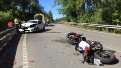 El accidente tuvo lugar en las inmediaciones de la antigua gasolinera