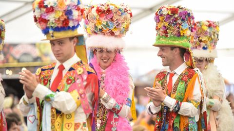 Madamas e Gal�ns en el entroido tradicional en Vilaboa