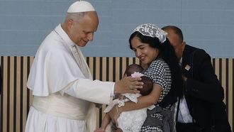 El papa Le�n XIV visita este s�bado al centro CEDIA 24 Horas, de C�ritas Madrid.