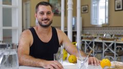Abhner, inmigrante brasile&ntilde;o de 34 a&ntilde;os, en una imagen tomada este mi&eacute;rcoles en la Cocina Econ&oacute;mica