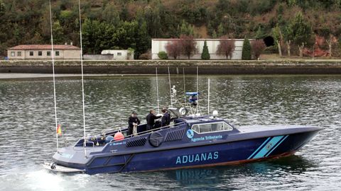 La patrullera Colimbo III, en un muelle de Vigo, en una imagen de archivo.