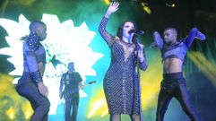 Fangoria durante su concierto en las fiestas de Ferrol del a�o 2019.