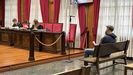 El acusado, durante el jucio en la Audiencia Provincial de Ourense
