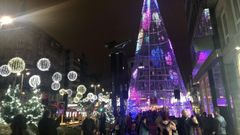 Luces de Navidad en Vigo en las pasadas Navidades