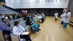 El HULA acogi este viernes una jornada de puertas abiertas para los que se plantean hacer su residencia en el rea sanitaria lucense.