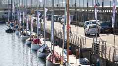 Flota participante en el Europeo de 6 metros que se celebr� en el 2021 en Sanxenxo