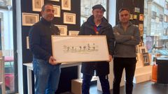 Carlos Besada renueva su colaboracin con la Pea Barcelonista de O Grove.