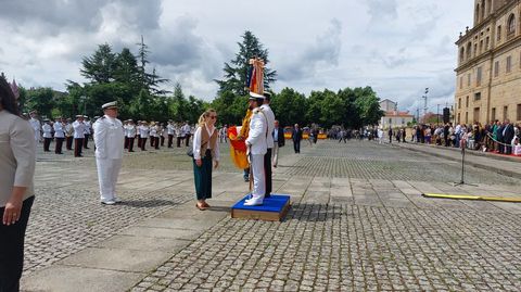 La lluvia respet el acto celebrado este sbado en Monforte