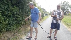 Imagen de archivo de otro robo de cable en Leixa