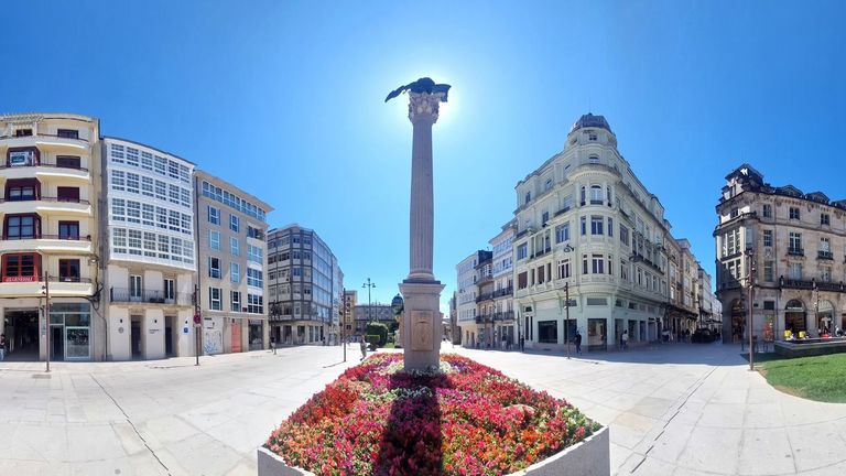 Peatonalización del casco histórico de Lugo