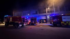 Incendio de una carpintería en Muros