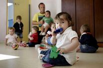 La guarder�a ?en la imagen, en el inicio de curso el pasado septiembre? podr�a cerrar todo agosto.