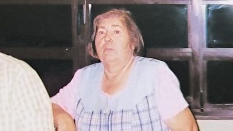 Herminia Andrade, en el restaurante A Roda, de Cerqueda.