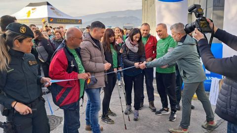 Marcha contra la ELA desde Arcade a Pontevedra