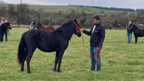 Juan Gasalla con Garúa, que también ganó en su categoría en Muras