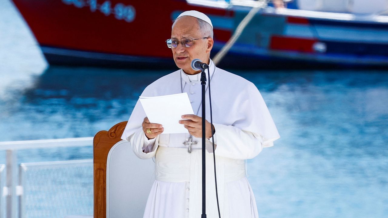 El discurso de León XIV en Canarias: «El Mediterráneo y el Atlántico no pueden ser cementerios sin lápidas»