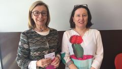La vicerrectora de Ferrol, Araceli Torres, y la directora de la Oficina de Igualdade, Ana Jes�s L�pez, presentaron ayer el encuentro en el campus