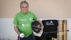 Jos� Ram�n Est�vez est� montando el nuevo club para difundir la esgrima en O Ribeiro