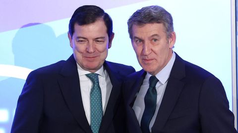 Alfonso Fern�ndez Ma�ueco y Alberto N��ez Feijoo.