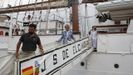 As fue la llegada del Juan Sebastin Elcano