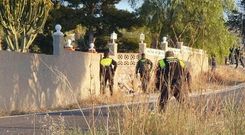 Imagen del tiroteo registrado en Alicante