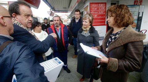 Precinto de la gasolinera de Santa Cruz 