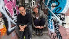 Pepo M�rquez, a la izquierda, de la banda The secret society