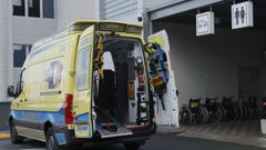 Una ambulancia traslad� a la mujer herida en Suegos a un centro sanitario