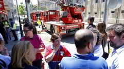 Incendio en un�supermercado de Galeras