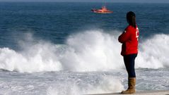 Siete d�as de b�squeda infructuosa del pescador desaparecido en la costa de Burela