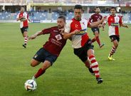 Los vilagarcianos perdieron contra el Pontevedra pero tuvieron opciones de ganar. 