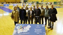Presentación del programa de fomento de la actividad deportiva Vive o Deporte que presentó la Diputación de Ourense.