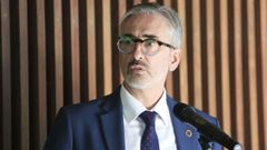 O presidente do Colexio de M�dicos de Lugo, Eduardo Iglesias