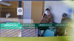 Entrada de urgencias del hospital Montecelo, en Pontevedra