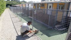 Imagen del hotel canino y felino Coralita de Valdovi�o, donde ya tienen reservado el 100 % de las plazas para Semana Santa
