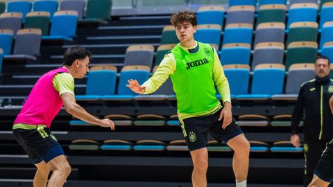 Santa Cruz en un entrenamiento antes del amistoso de este viernes frente a Finlandia.