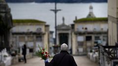 Cementerio de San Amaro, en A Coru�a.