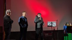 Manel Rodr�guez, Valent�n Barreiros e Xos� Lois V�zquez na presentaci�n