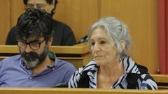 Jess Fernndez y Carmen Acua, concejales del PSOE de Oleiros.