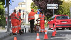 Se inician los preparativos para cerrar al tr�fico la Ronda por A Mosqueira