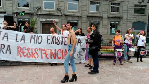 Manifestación por el orgullo LGTBI en Oviedo
