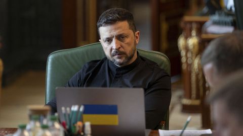 El presidente de Ucrania, Volodimir Zelenski, en una imagen del pasado 20 de mayo